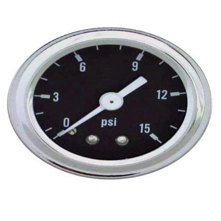 Racing Power R5715 1.5 in. Mechanical Fuel Pressure Gauge