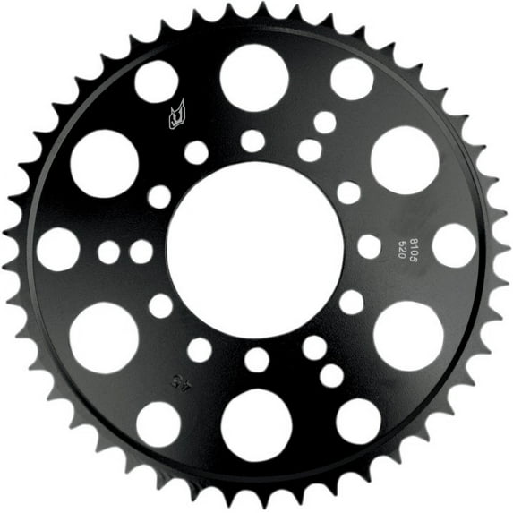 Racing Rear Sprocket - 45T , Sprocket Position: Rear, Sprocket Teeth: 45, Color: Black, Sprocket Size: 520