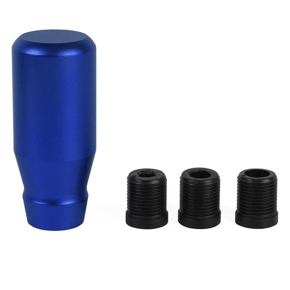 Racing Red Shift Knob Aluminum Alloy Gear Shifter Adapter Kit For 4 5 6 Speed Manual And Buttonless Automatic Transmissions Fit For Cars Trucks SUVs Style Smooth for Surface Performance Driving(Blue)