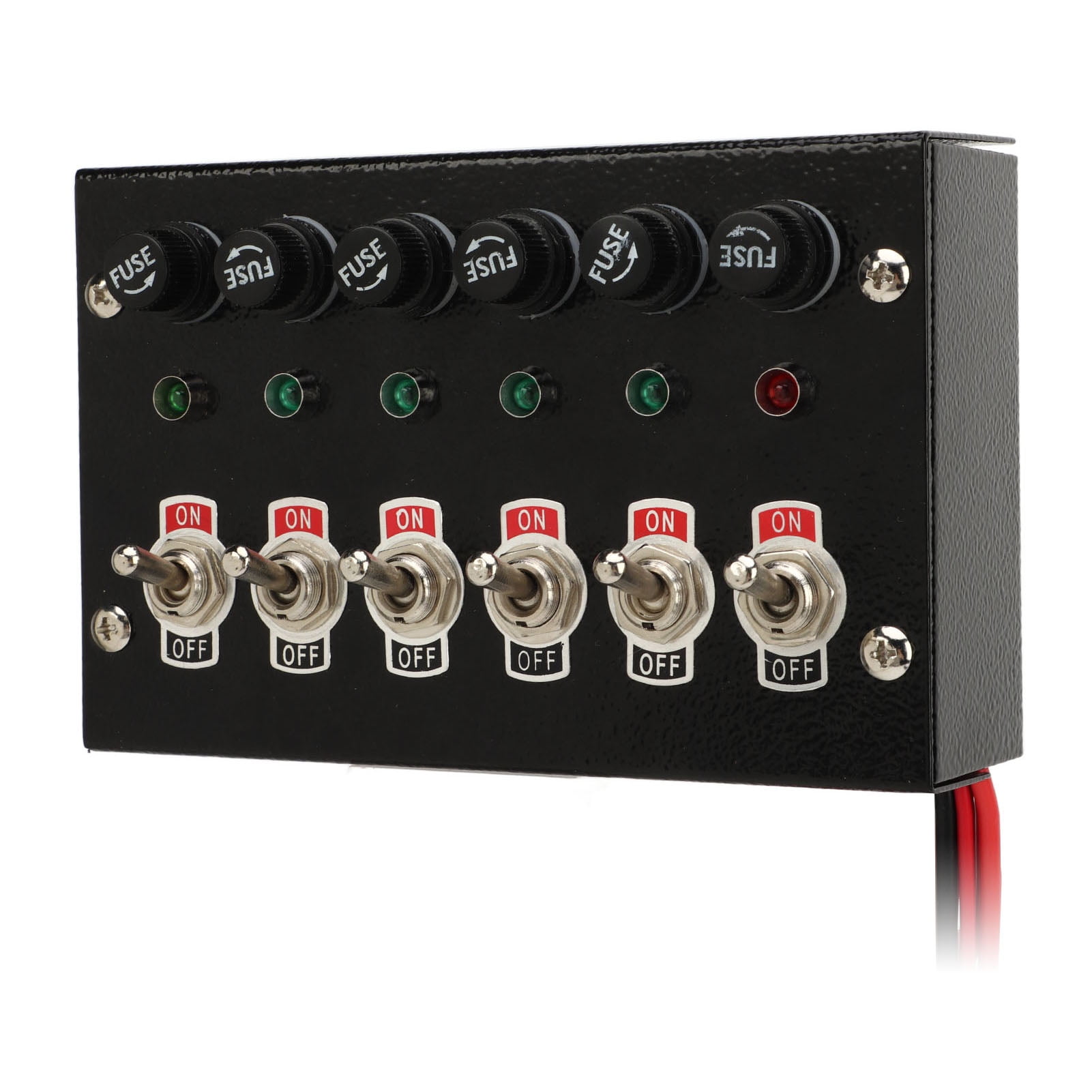 Racing Rocker Switch Panel, Boat Toggle Switch Panel Stainless Steel