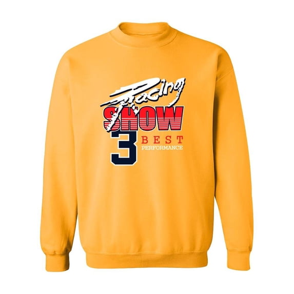 Racing Show Best Performance Sweatshirt Men -Image by Shutterstock, Male Small