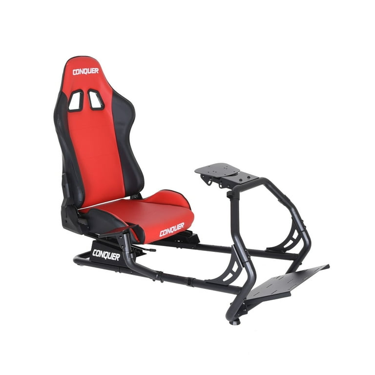 Racing Simulator Cockpit Driving Gaming Reclinable Seat with Gear Shifter Mount Overall Product Weight 55 lb. Footrest Yes Walmart