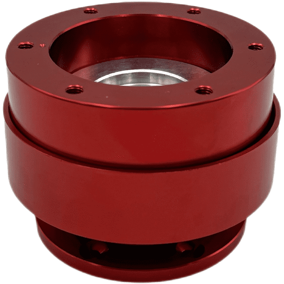Racing Simulator Quick Release Steering Wheel Adapter, Compatible For MOZA For TURN Direct Drive Base, Aluminum Alloy(Red)