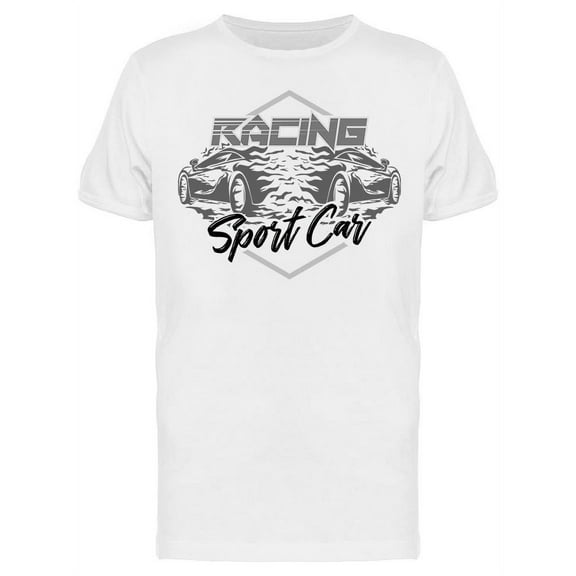 Racing Sport Car Design T-Shirt Men -Image by Shutterstock, Male Medium