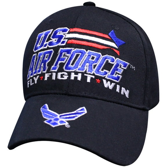 Racing Stars Military Service Baseball Cap - 100% Cotton One Size US Air Force