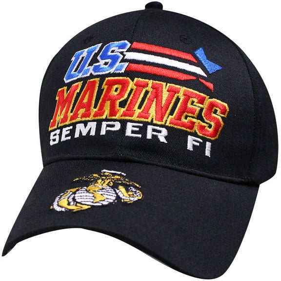 Racing Stars Military Service Baseball Cap 100% Cotton One Size US Marines