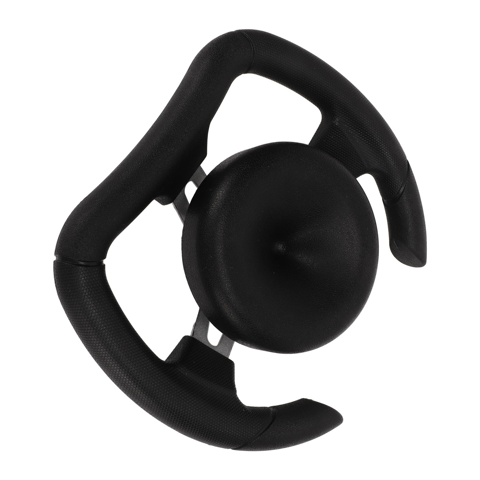Racing Steering Wheel, PU Foam Black Kart Steering Wheel Nonslip For 4 Wheeled Vehicles