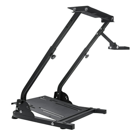 Racing Steering Wheel Stand with Upgraded Shifter Holder for Logitech G27 G25 G29 G920 Racing Simulator Wheel Stand without Wheel, Shifter and Pedals