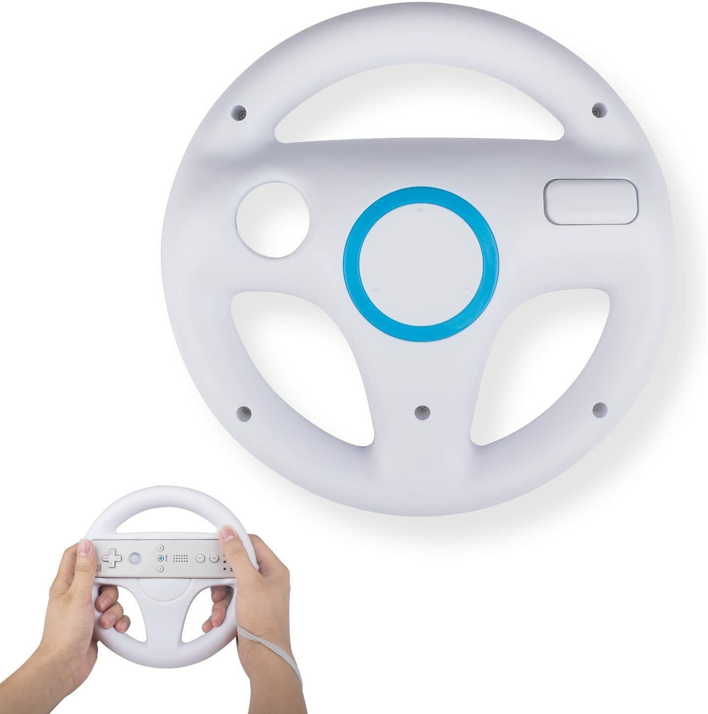 Mario Kart Wii With Controller Wheel Nintendo Wii Used