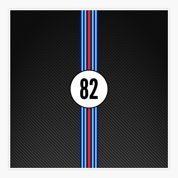Racing Stripes Carbon Background 82 Er, Phone Decal Water Bottle Stickers Car Decals, Funny Birthday Gift