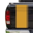 thumbnail image 1 of Racing Stripes Styling Straight Lines Sport Lines Truck Tailgate Vinyl Decal Sticker Compatible with most Pickup Trucks … (11" x 25", Imitation Gold), 1 of 8