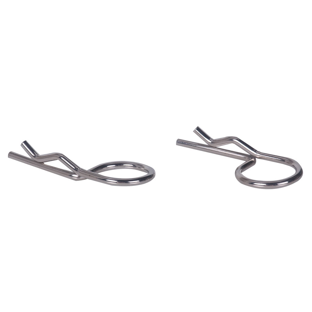 Racing Style Stainless Steel Mount Hood Pin Pins Plate Lock Kit