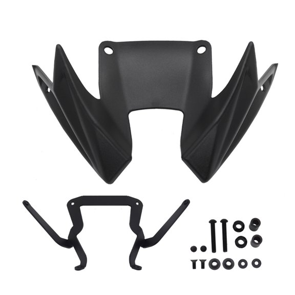 Racing Styles Spoiler Wing For Motorcycles Reinforced ABS Materials Enhances Downforce Without Added Weight Bulk