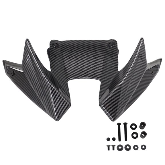 Racing Styles Spoiler Wing For Motorcycles Reinforced ABS Materials Enhances Downforce Without Added Weight Bulk