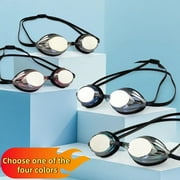 Racing Swim Goggles for Adult Men Women 180° Panoramic Clear View Bungee Strap Swimming Goggles No Leaking Anti-Fog Professional Competition Training Swim Goggle