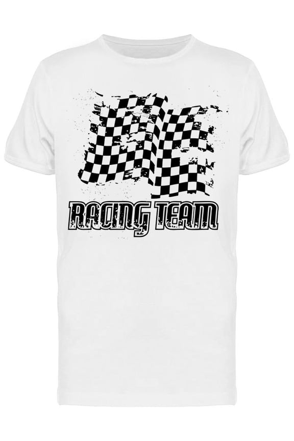 Racing Team Flag T-Shirt Men -Image by Shutterstock, Male Medium