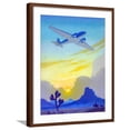 thumbnail image 1 of Art.com Racing The Sun Art Print by Ruehl Frederick Heckman, Brown Frame Wall Art, 23" x 29", 1 of 5