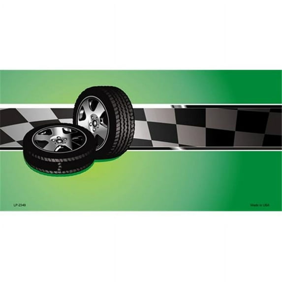 Racing Tires License Plates Blanks Tags