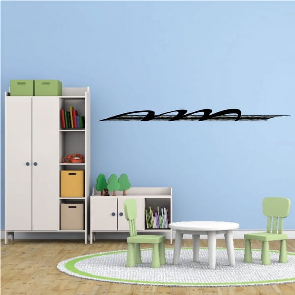 Racing Vehicle Pinstripe Vinyl Decal - Car Decal - Wall Decal - MC125 - 36 Inches