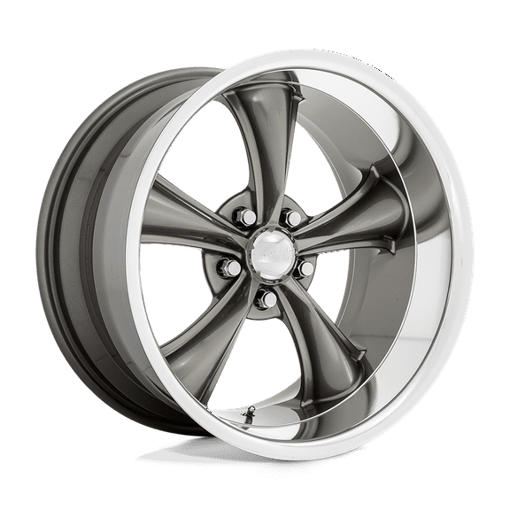 Racing Vintage Cast Aluminum Rim VN338 20X8.5 5X4.75 GRAPH DC-LP 02MM, VN338208534902US