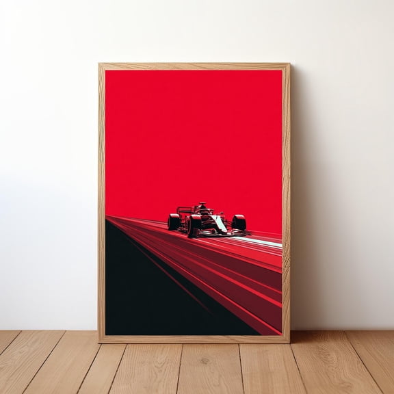Racing Vintage F1 Car Art F1-62, Unframed Canvas