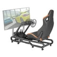 thumbnail image 1 of Racing Wheel Stand for Logitech G923/G920/G29 - Heavy Duty Steel Frame, Adjustable Height & Angle, Comfortable PVC Leather Seat, Compatible with Thrustmaster & Fanatec, 1 of 7