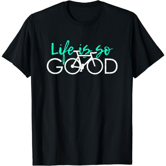 Racing bike life is so good hobby love Funny Creative Graphic T-Shirt