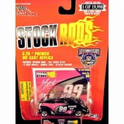 Stock Rods Nascar 50th Anniversary 3.25  Premier Die Cast Replica Series #99 Exide  37 Ford Coupe Black & Pink w/Opening Hood &  CHROME CHASSIS