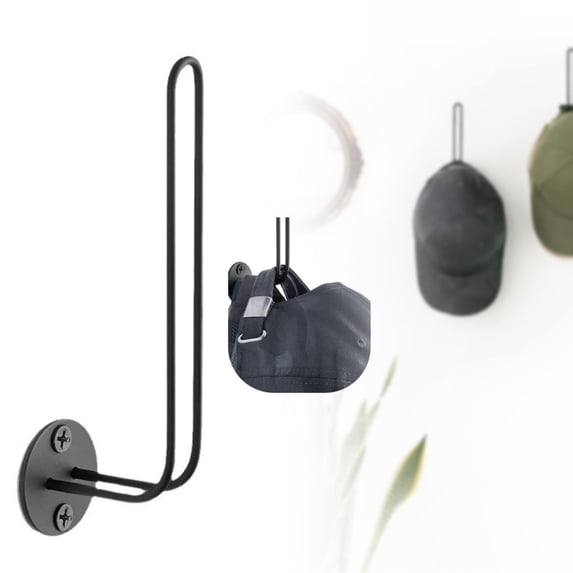 Rack 1Pcs Hat Organizer for Baseball Caps Hat Rack Hats Can Be Hung Stacked on The Hanger Hat Storage Rack, 1X Metal L-Shaped Wire Rack Baseball Cap Storage Rack Clearance Sale