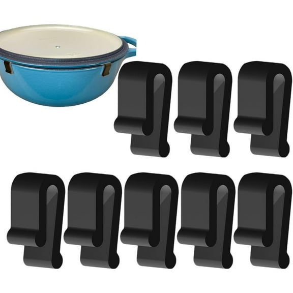 Rack,8/16pcs Dutch Oven Lid Protector Clips Cookware Protector Clips Replacement Stacking And Storage Protective Clips For Dutch Oven