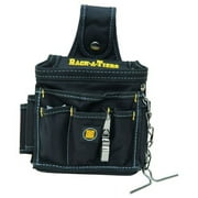 Rack-A-Tiers 43095 Ballistic Nylon Butt Pouch Grande Pocket Tool Holder Black