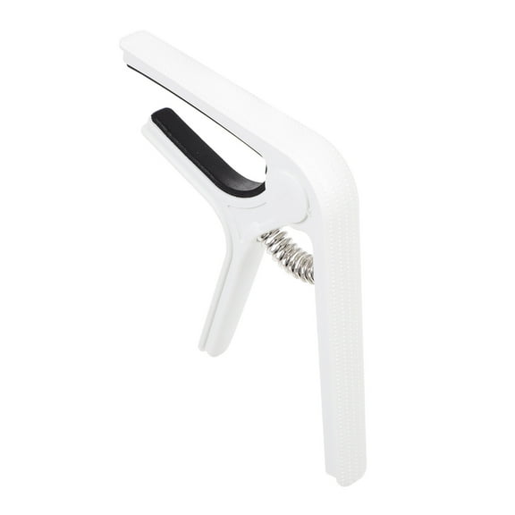FELTECHELECTR Guitar Capo for Acoustic Guitar Accessories White Plastic Steel 1Pack 9.57X3.74X0.39In