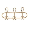 thumbnail image 1 of Rack Clothes Hooks Creative Simple Hanging Home Organization Hook Door Hanger Rattan Weaved for Porch Door Entryway Living Room 3 Hooks, 1 of 9