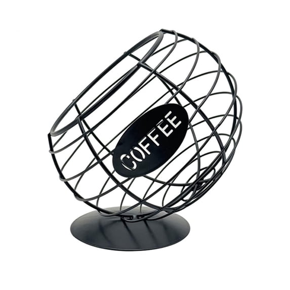Rack Coffee Pod Holder Large Capacity Metal Organizer for Coffee Station Storage - Versatile for Coffee Bar Décor and Efficient Cup Storage