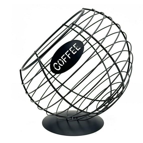 Rack Coffee Pod Holder Large Capacity Metal Organizer for Coffee Station Storage - Versatile for Coffee Bar Décor and Efficient Cup Storage