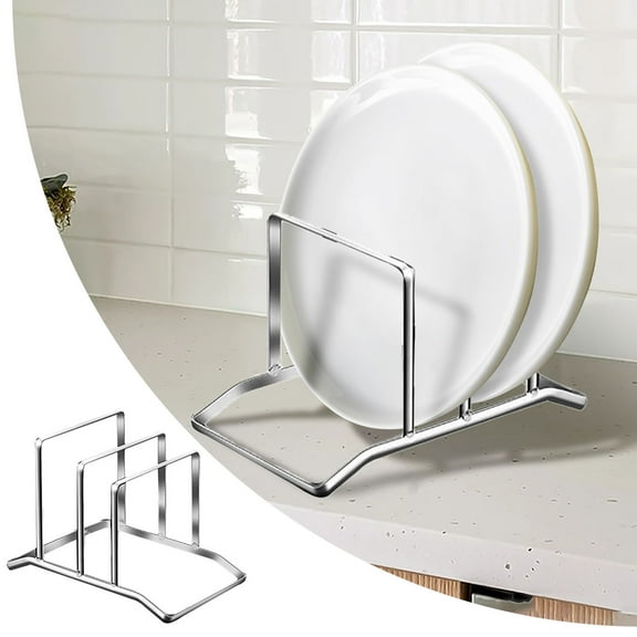 Rack Cutting Board Holder Stand Stainless Steel Organizer for Kitchens Versatile Cutting Board Storage Pot Pan Lids Rack Modern Design