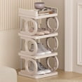 thumbnail image 1 of Rack YZEGDCH Shoe Rack for Closet Shoe Organizer Space Saver Storage Kids Adult Shoe Storage Organizer Shelf for Closet Floor Entryway Bedroom, Space Saver Shoe Rack Organization Shelves, 1 of 6
