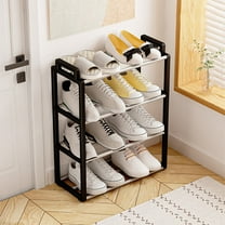 Rack YZEGDCH Shoe Rack Organizer Long Shoe Shelf Storage Shoe Organizer for Closet, Entryway, Garage & Corridor, Stackable Shoe Shelves, Medium