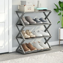 Rack YZEGDCH Small Shoe Rack Long Shoe Shelf Storage Kids Toddler Adult Shoe Storage Organizer Shelf for Closet Floor Entryway Bedroom, Space Saver Shoe Rack Organization Shelves