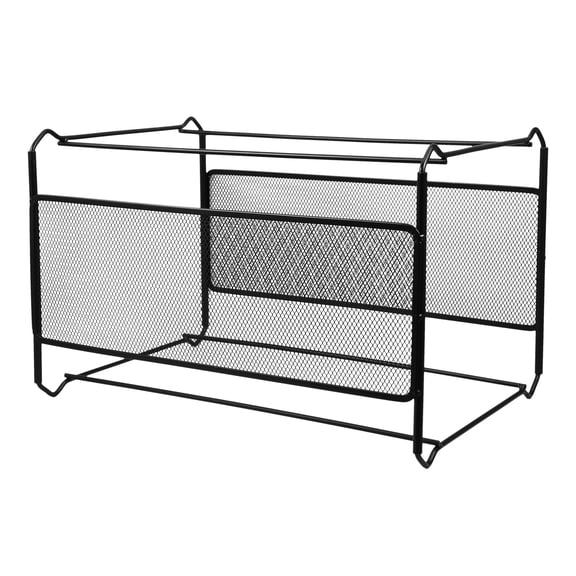Rack Desk Book Organizer File Holder for Racks Desktop Iron Hanging Bars Folders Labor Clip