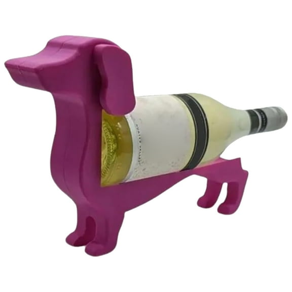 Rack Dog Bottle Holder Cute Decorative Kitchen Organizer Home Bar Functional Storage Solution
