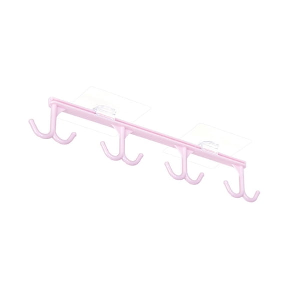 Rack,Kitchen Cup Holder Rack Adhesive Under Shelf Board Hook Cupboard Hanger Organizer