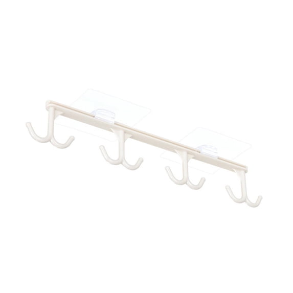Rack,Kitchen Cup Holder Rack Adhesive Under Shelf Board Hook Cupboard Hanger Organizer
