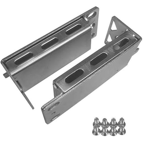 Rack Mount Kit - Black - 19 in. - Perfect Fit for Compact Devices