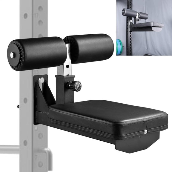 Rack Mounted Leg Extension for Chest Rows & Pulldown, Compatible, Combined with Heavy Duty Carbon Steel LAT Pulldown Seat