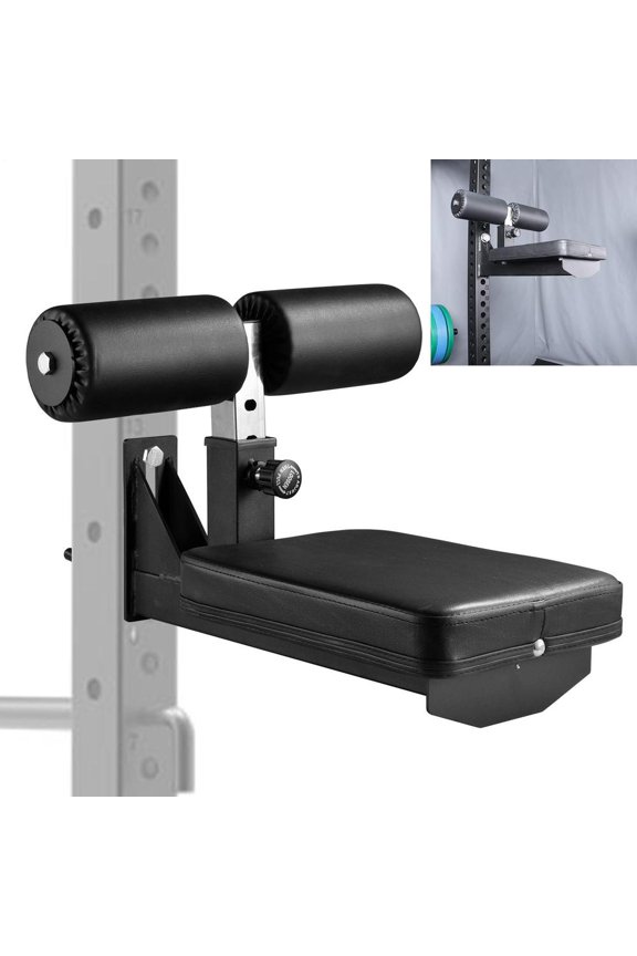 Rack Mounted Leg Extension for Chest Rows & Pulldown, Compatible, Combined with Heavy Duty Carbon Steel LAT Pulldown Seat