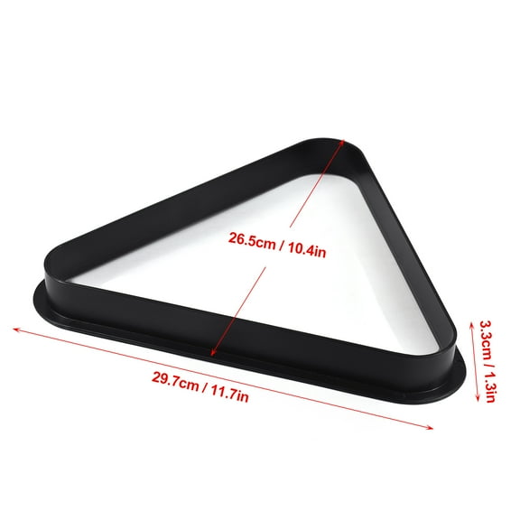 Rack Plastic Billiard Pool Ball Triangle Rack Fits 2-1/4'' Billiard Balls