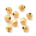 thumbnail image 1 of Rack Plating Alloy Beads Cadmium Free & Lead Free Long-Lasting Plated Bicone Matte Gold Color 4x4mm Hole: 1mm, 1 of 3