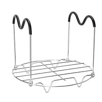 Rack,Steamed Tripod With Heat-resistant Silicone Handle Compatible Pot