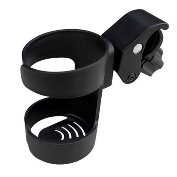 Rack Storage 2 Cup Holder Portable Detachable 360- Rotating Cup Holder Suitable For Wheelchairs Baby Strollers And More